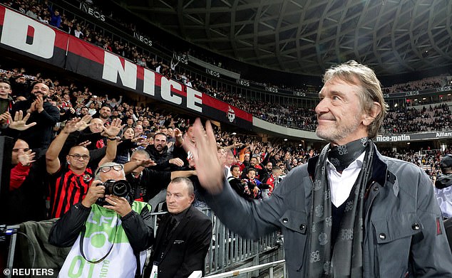 Sir Jim Ratcliffe, owner of Nice, has confirmed his interest in buying Manchester United