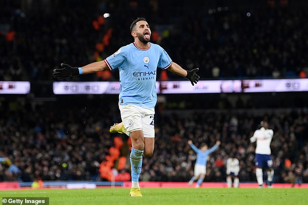 Riyad Mahrez scored a brace as he inspired Manchester City to a comeback win over Tottenham