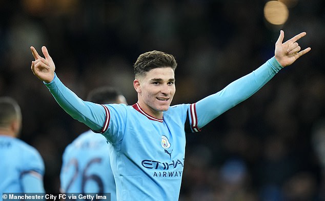 Manchester City star Julian Alvarez has also been the subject of interest from rivals Man United