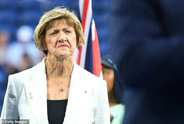 Tennis legend Margaret Court has revealed how she saw men break into her Perth home while on holiday for Australia Day.