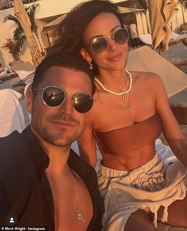 Sneak peek: Fans got a glimpse of Mark Wright and Michelle Keegan's stunning £3.5m Essex mansion on Wednesday