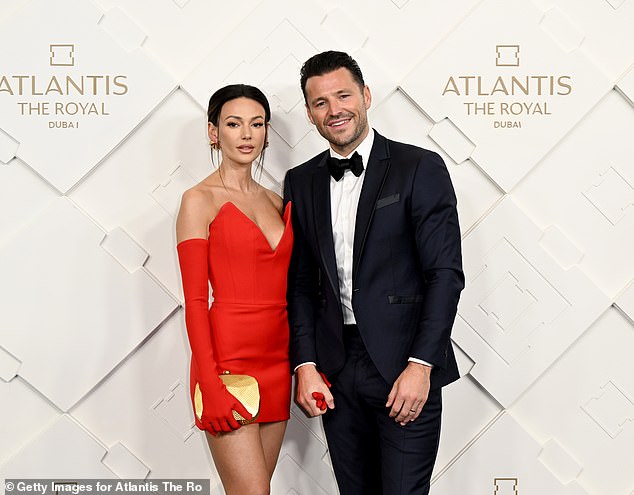 Gorgeous: It comes after the duo looked exceptional when they attended the opening of Dubai's new luxury hotel, Atlantis The Royal on Saturday.