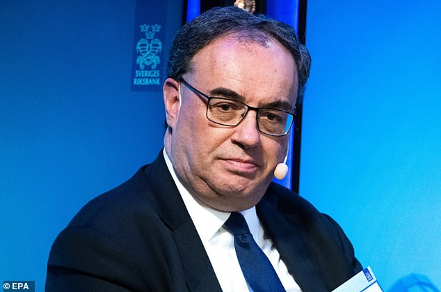 Back to normal: Bank of England Governor Andrew Bailey (pictured) said markets have stabilized after Liz Truss's brief and chaotic premiership