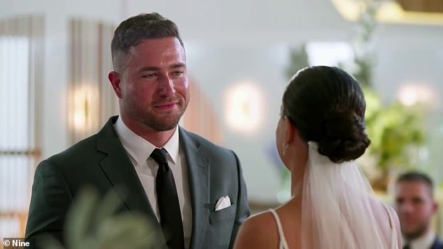 It's the TV event of the year, and the season 10 premiere of Married At First Sight certainly didn't disappoint on Monday night.  Pictured: Bronte Schofield and Harrison Boon