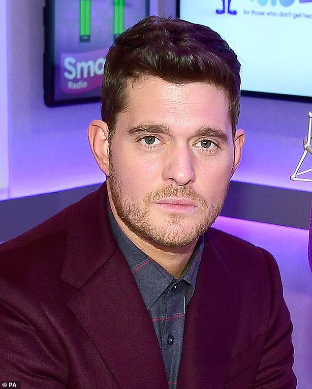 'I would become the superhero I always wanted to be': Michael Bublé has revealed that his son's 'unthinkable' battle against a rare type of liver cancer forced him to lose his 'alter-ego'.