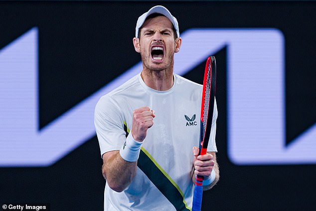 Andy Murray showed off his cheeky sense of humor after his epic victory over Thanasi Kokkinakis on Thursday at the Australian Open.