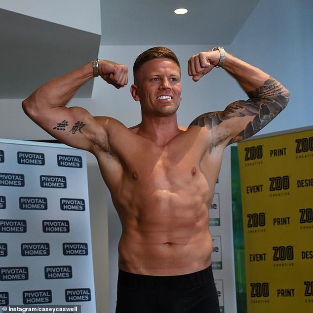 Casey Caswell has seven wins in seven professional fights, and nearly added another pair of knockouts to his resume when he scared off two would-be burglars from his home.