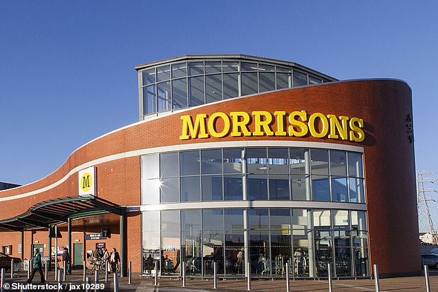 Christmas slump: Industry figures showed sales at Morrisons fell 2.9% to £3.1 billion in the 12 weeks to December 25