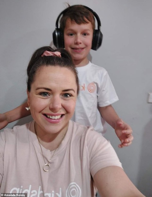 Sydney's tough mom Amanda Kenny (pictured with her son Ashton) opened up about the hardships she's faced in recent years.  Her son Ashton was diagnosed with autism at age seven.