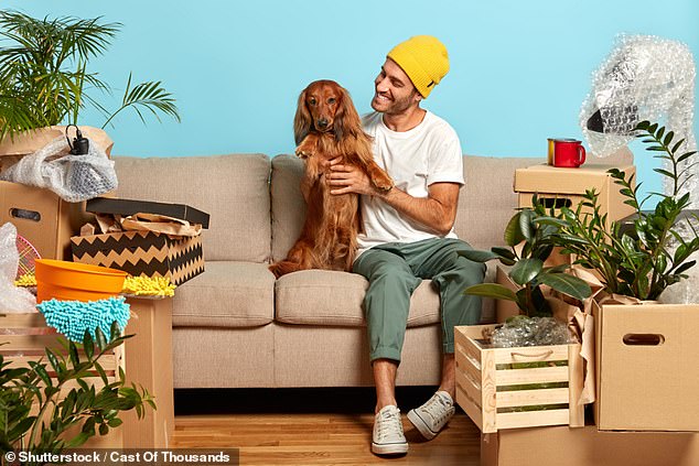 People with pets may find it easier to secure rental properties in NSW if new laws were proposed (file image pictured)