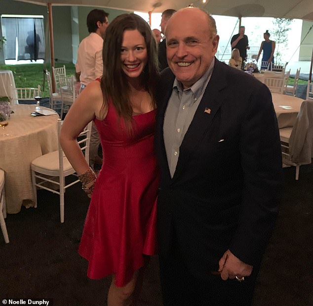 Noelle Dunphy (left), a writer and business consultant, accused Rudy Giuliani of sexually harassing her when she worked for him between 2019 and 2021.