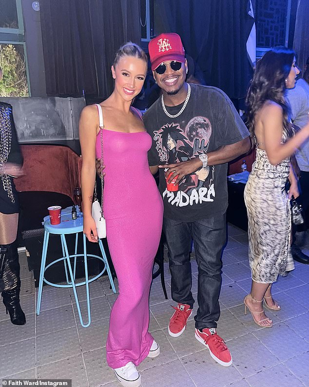 Ne-Yo wore red sneakers to Perth's Bar 1 at Hillarys after the nightclub banned the color of the shoes in a desperate bid to keep out troublesome eshays.  In the photo Ne-Yo and dancer Faith Ward