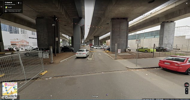 The girl's body was found in the parking lot of Melbourne's Kings Way flyover.