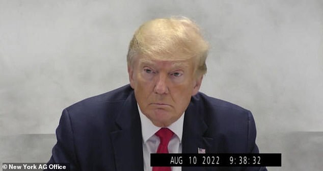 Donald Trump invoked his Fifth Amendment right against self-incrimination 400 times during his testimony before the New York attorney general's office in August, newly released video of the interview shows.