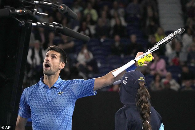 Novak Djokovic LOSES it with loudmouth tennis fan at the