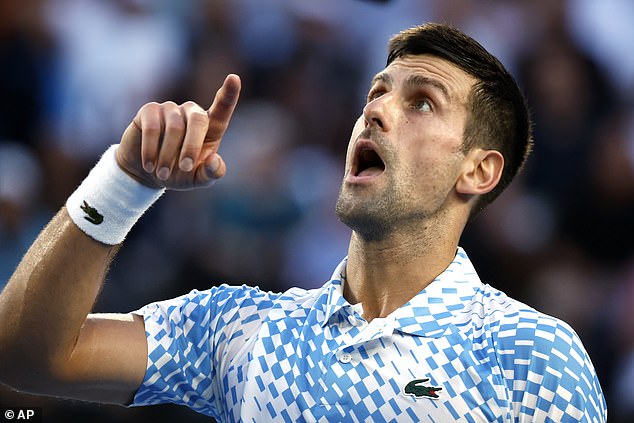 Novak Djokovic criticized a tennis referee for a service clock violation at the Australian Open