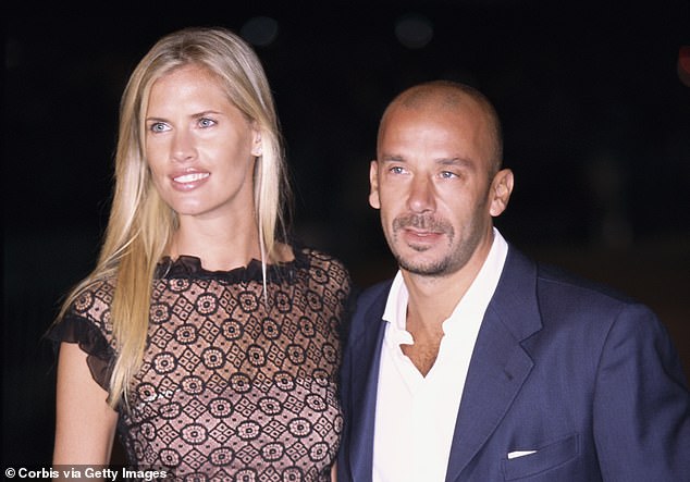 Gianlucca Vialli with his wife Cathryn White-Cooper, whom he married in August 2003.