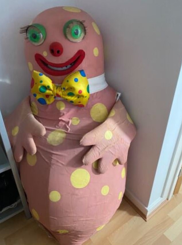 The Mr Blobby costume was made by the BBC's costume supplier in the late 1990s, but was not used for television.