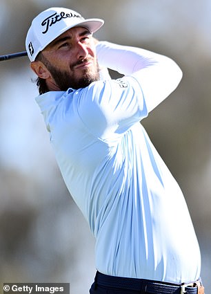 PGA Tour stars Max Homa (pictured) and Collin Morikawa couldn't help but make fun of the tee-gate