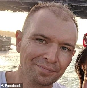 Sascha Pearsall, 37, (pictured) has been charged after allegedly stealing packages left for neighbors at the entrance to a Sydney apartment complex.