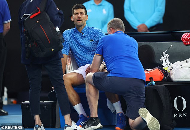 Australian tennis legend Pat Cash and a leading doctor agree that Novak Djokovic's hamstring injury is very serious and that 