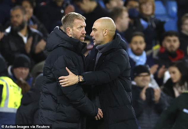 Man City boss Pep Guardiola has urged Todd Boehly not to sack Graham Potter.