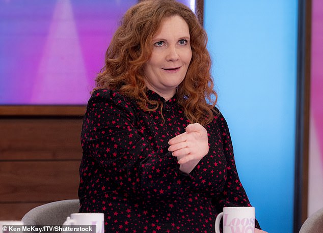 An Easter surprise: Jennie McAlpine, 38, and her husband Chris Farr have not known the gender of their third child, due around Easter time.