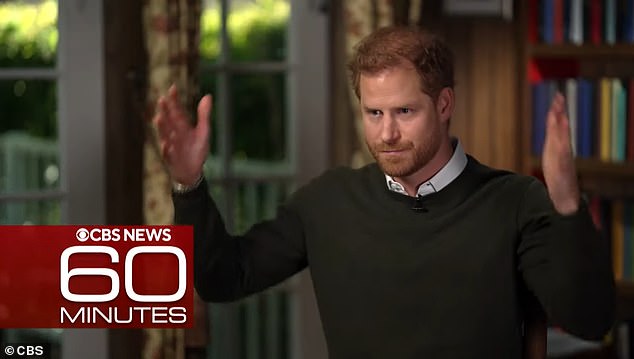 Prince Harry targeted his father's wife, Camilla, in a TV interview to promote his memoir Spare, with CBS's 60 Minutes in the US.