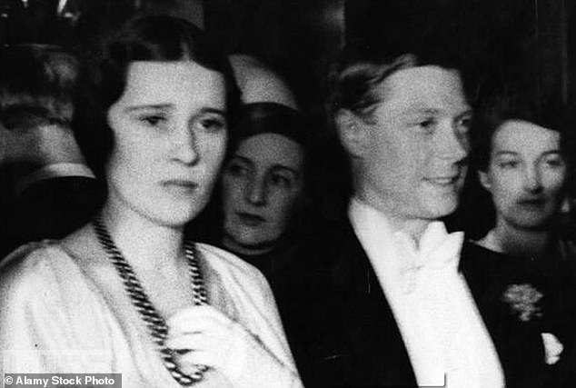 Thelma Furness, pictured with Edward VIII, the then Prince of Wales, during their affair in 1932