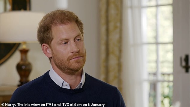 Harry has slept with his family again in the latest trailer for his ITV interview, which will air on Sunday night.