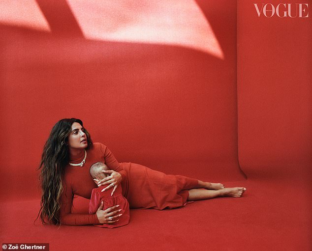Mother and daughter: Priyanka Chopra joined her daughter for her stunning photo shoot for the February 2023 issue of British Vogue
