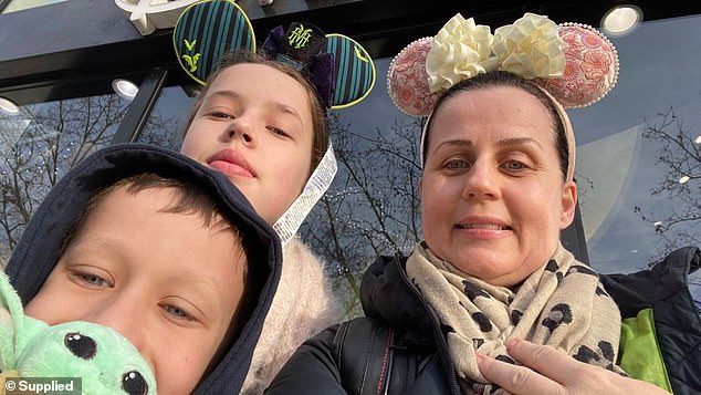 Brisbane mother Tarnya Allen and her two sons (pictured) checked in to Paris for the journey home from a European holiday on January 8, only to find Qantas didn't have a ticket for the most little.