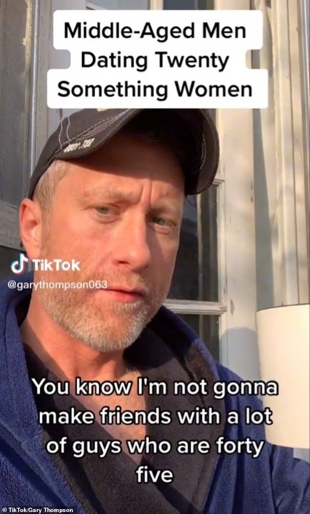 Gary Thompson, a radio DJ from Tulsa, Oklahoma, shared his thoughts on why middle-aged men like him date women in their 20s in a now-viral TikTok video.