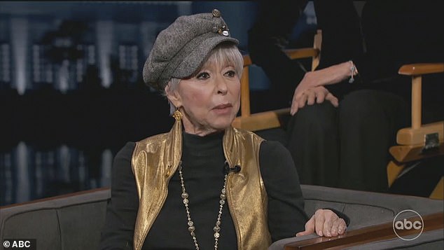 X-Rated Intake: Rita Moreno made a shockingly raunchy confession during her recent appearance on Thursday night's episode of Jimmy Kimmel Live!