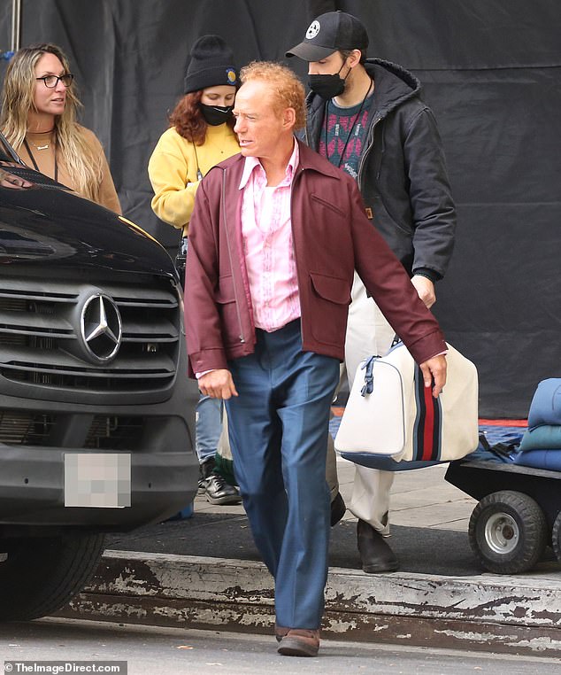 Unrecognizable: Robert Downey Jr. was spotted once again on the set of his new HBO TV series The Sympathizer, a month after he was spotted on set wearing a red wig.