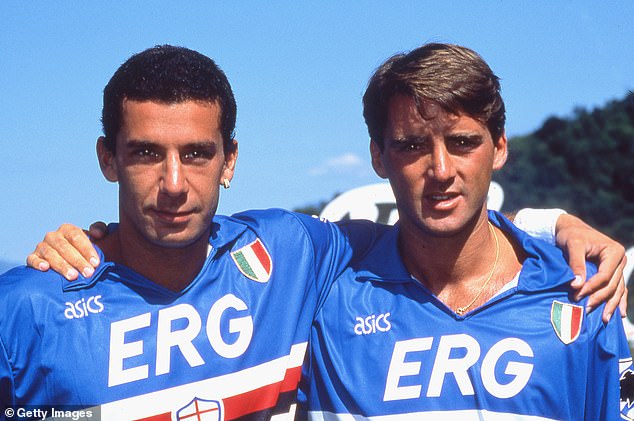 Vialli and Mancini were inseparable from a young age, nicknamed the 'Goal Twins' in Sampdoria.