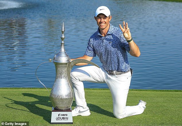 Rory McIlroy has admitted that his victory at the Dubai Desert Classic is 