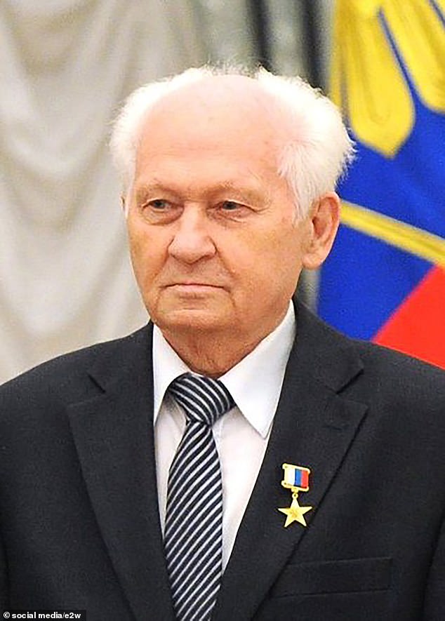 Pavel Kamnev, 85, (pictured) was the scientific director of Almaz-Antey Aerospace Defense Concern and the expert who developed the deadly Kalibr missiles deployed by Vladimir Putin in Ukraine.