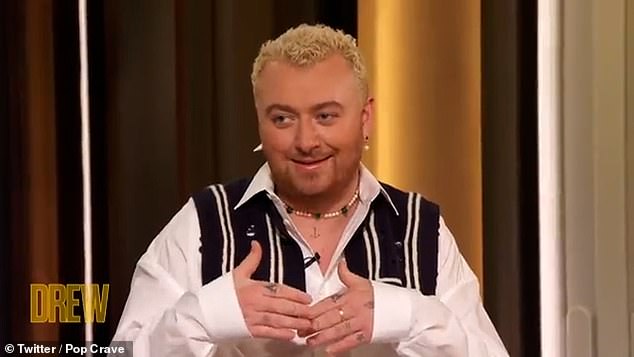 'People think we're the same person, and I'm just a drag': Sam Smith told Drew Barrymore that fans are convinced they're Adele because they've never been photographed in the same room together.