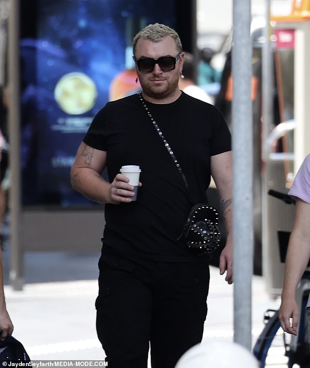 Sam Smith (pictured) enjoys a summer vacation in Australia