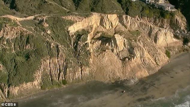 According to a geology professor who spoke to local media, the collapse is the most notable and significant cliff collapse in 40 years.