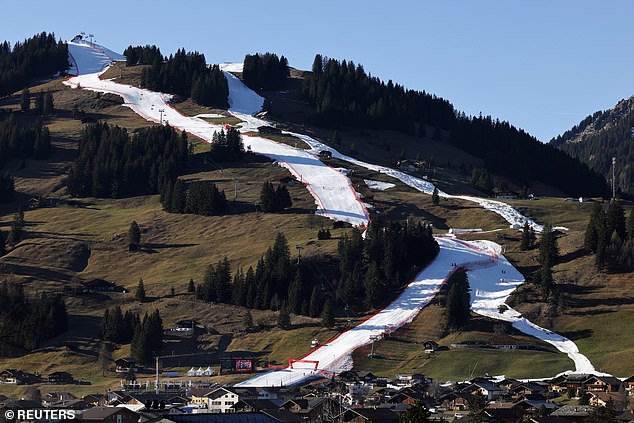 Snow depth is below average for early January across the region, raising particular concern in Adelboden, Switzerland, where the FIS Alpine Ski World Cup is taking place over the weekend.