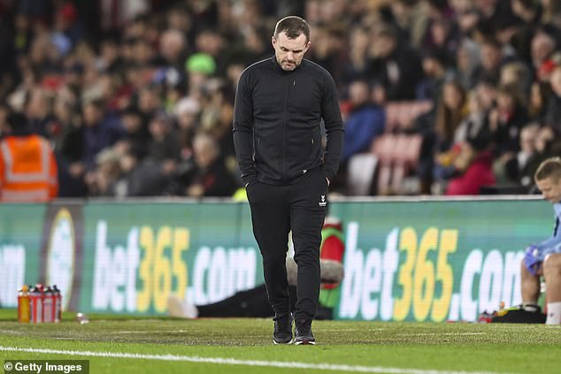 Nathan Jones has now lost all of his four games in charge at Southampton.