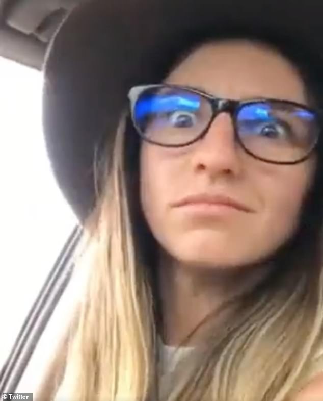 Chloe Fisher, who was stopped by police while driving on the highway in Gundagai, claimed that she was allowed to drive without license plates because she was 