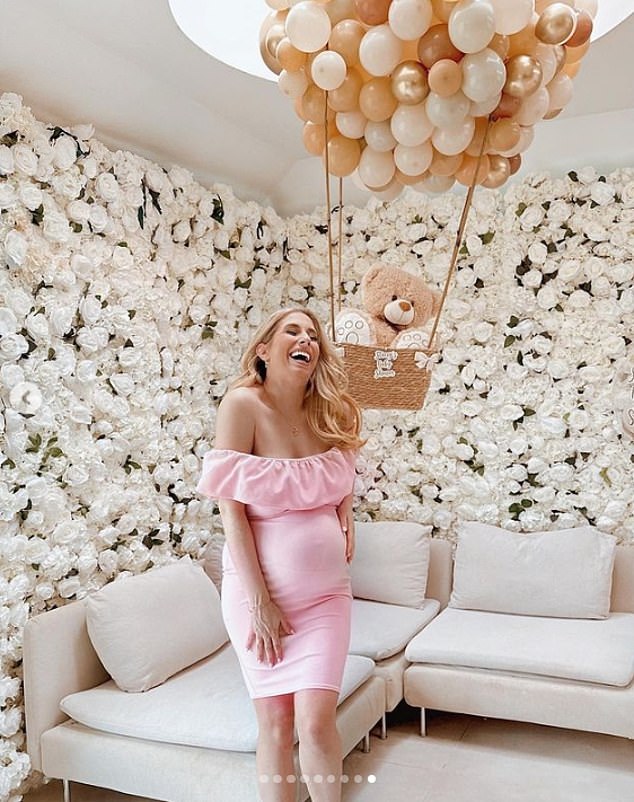 Surprise!  Stacey Solomon had a surprise baby shower for her unborn daughter over the weekend