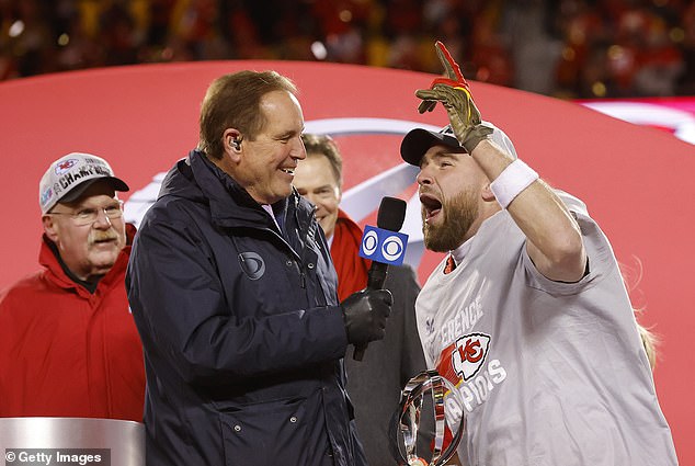 The Kansas City Chiefs won the AFC title, earning the right to play in Super Bowl LVII