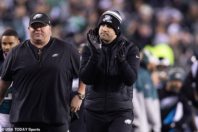 Philadelphia Eagles coach Nick Sirianni was kind to fans after the team's 31-7 NFC title win over the visiting San Francisco 49ers on Sunday, comparing their hard-working players to the city they represent.