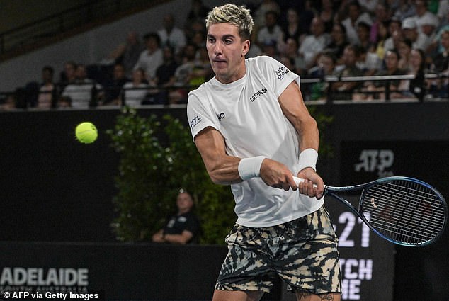 Australian tennis star Thanasi Kokkinakis (pictured at the Adelaide International) says that 