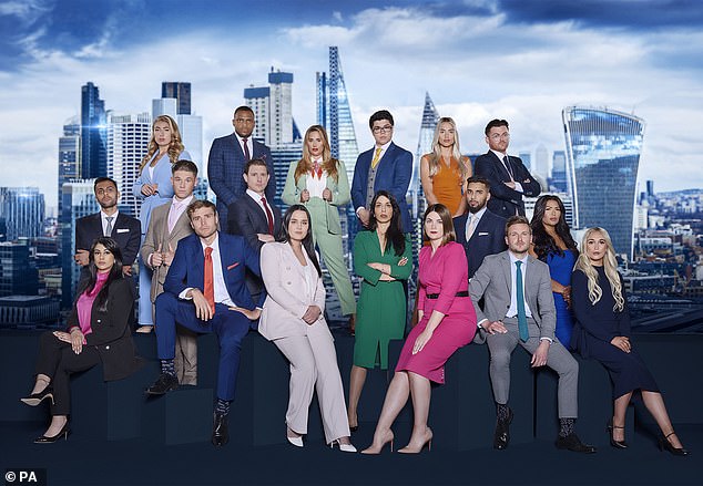 Pandemonium: A former star of The Apprentice has recounted what it's like in the mornings at the candidate's house, as everyone has very little time to prepare (pictured: 2023 candidates)