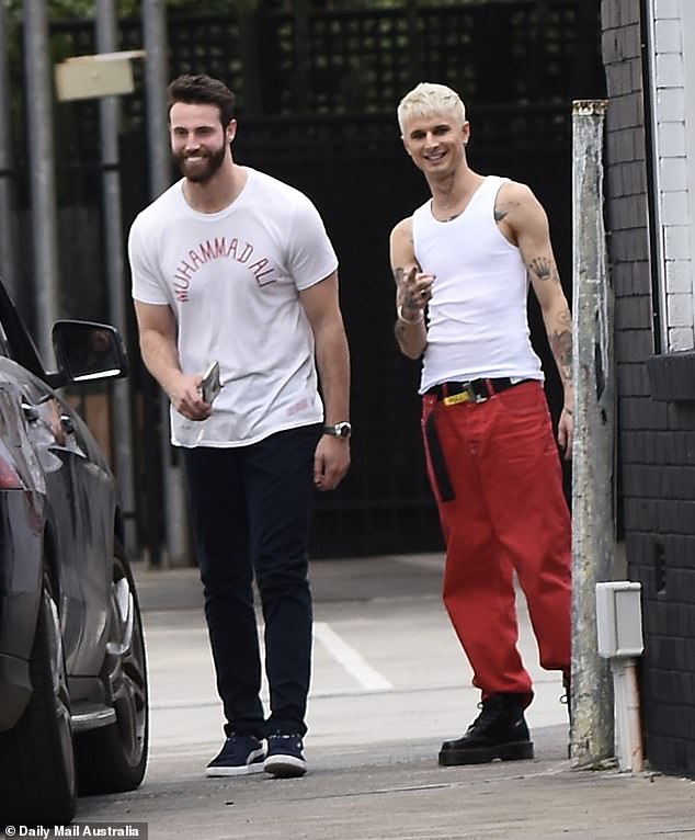 The hot new leads of The Bachelor are currently in a promo trailer ahead of the show's season premiere next week.  Pictured: Felix Von Hofe and Jed McIntosh